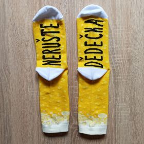 Vtipné ponožky - Nerušte dědečka