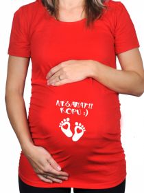 Nesahat, kopu:) - Těhotenské tričko DIVJA