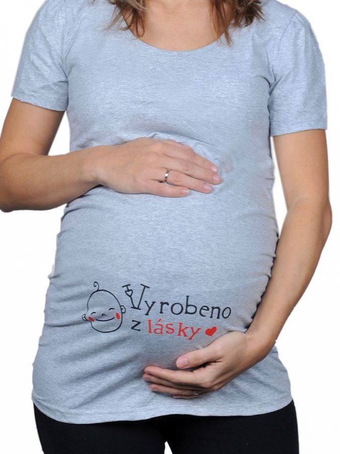 Vyrobeno z lásky - Těhotenské tričko DIVJA