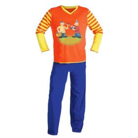 Houbaři-dl.r. dětské pyžamo červeno_žlut | 110, 122, 134, 146, 152
