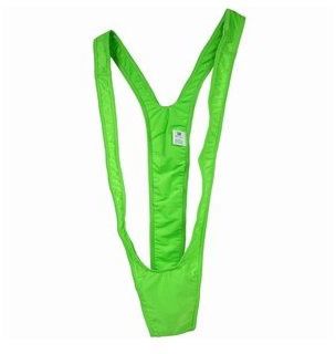 Borat Mankini pánské plavky boratky zelené DIVJA
