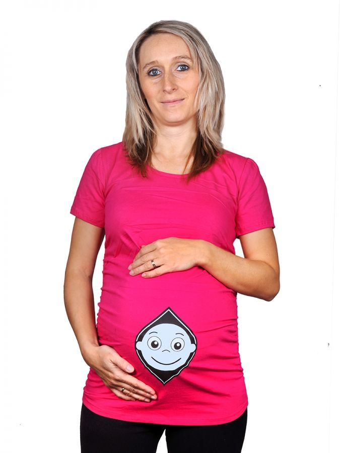 Kukuč - Těhotenské tričko DIVJA