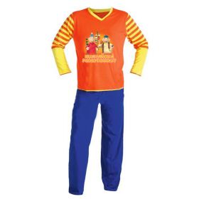 Kuchaři-dl.r. dětské pyžamo červeno_žlut | 110, 122, 134, 146, 152