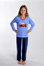 Auto - Dětské pyžamo s dlouhým rukávem DIVJA