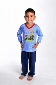 Dovolená - Dětské pyžamo s dlouhým rukávem DIVJA