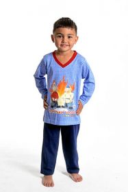 Hasič - Dětské pyžamo s dlouhým rukávem | 110, 122, 134, 146, 152