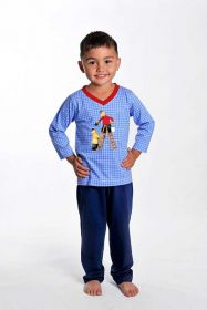 Štafle - Dětské pyžamo Pat a Mat s dlouhým rukávem | 110, 122, 134, 146, 152