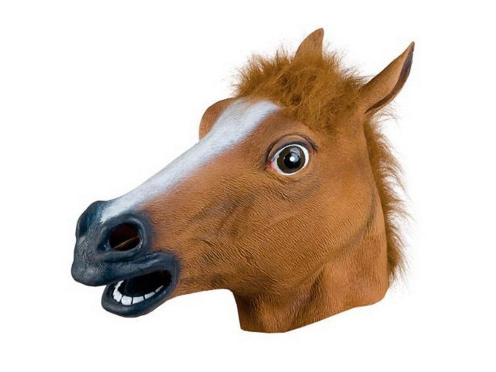 Maska koně celohlavová DIVJA