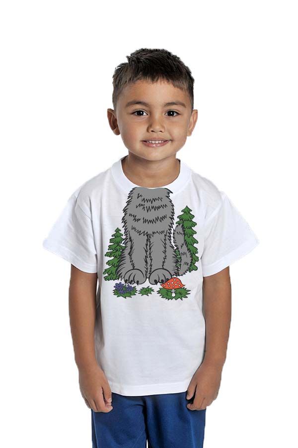 Vlk - dětské tričko s potiskem DIVJA