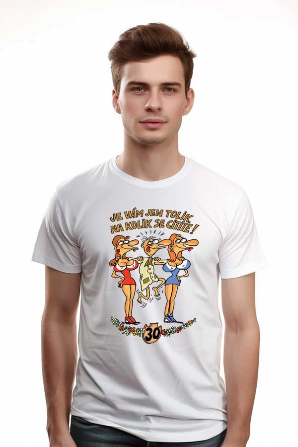 Výročí muž - 30 let - narozeninové tričko Classic DIVJA
