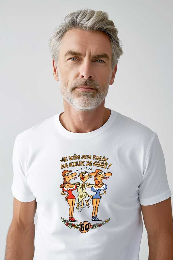 Výročí muž - 60 let - narozeninové tričko Classic DIVJA
