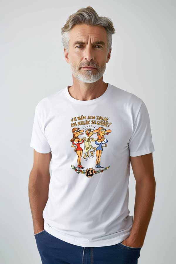 Výročí muž - 65 let - narozeninové tričko Classic DIVJA